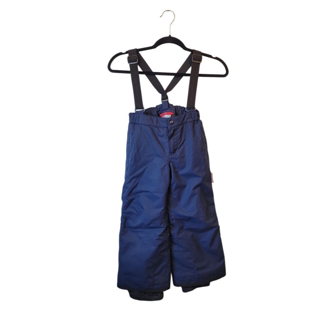Reima Tec Kid's Navy Blue Snow Pants Overall Bibs Size 11